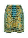 Versace Pattern-printed Elasticated Waistband Shorts
