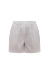KENZO EMBROIDERED COTTON SHORTS