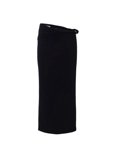 Versace Synthetic Fibers Skirt In Black