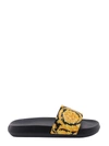 Versace Baroque Print Rubber Slide Sandals