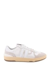 LANVIN PARIS LEATHER AND NYLON SNEAKERS