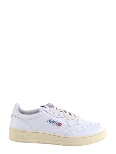 Autry Action Lace-up Leather Sneakers In White