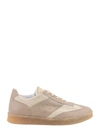 MM6 MAISON MARGIELA LEATHER SNEAKERS WITH SUEDE INSERTS