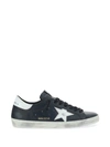GOLDEN GOOSE SUPER STAR SNEAKERS WITH USED EFFECT LEATHER