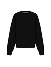 Alexander Wang Crew Neck Sweater With Embossed Logo