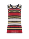 GUCCI LUREX TANK TOP WITH STRIPED MOTIF