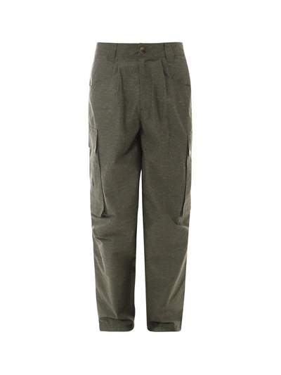 The Silted Company Trouser In Green