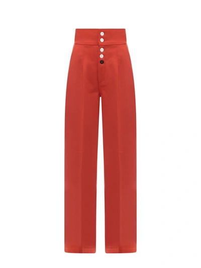 MADE IN TOMBOY WOOL AND CASHMERE TROUSER WITH WIDE LEG