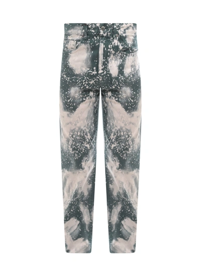 Darkpark Christopher Paint-print Jeans In Green