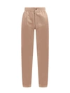 APC COTTON AND WOOL TROUSER WITH ELASTIC WAISTBAND