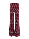 MISSONI VISCOSE TROUSER WITH ICONCI PATTERN