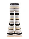 PALM ANGELS STRIPED TROUSER WITH LUREX EFFECT