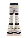 Palm Angels Women Striped Trouser With Lurex Effect