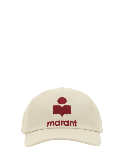 Isabel Marant Tyron Baseball Cap In Red White