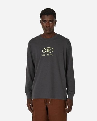 Nike M90 Longsleeve T-shirt Anthracite In Multicolor