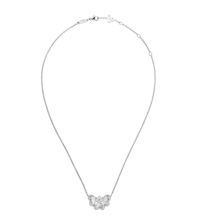 Chopard White Gold And Diamond Precious Lace Necklace