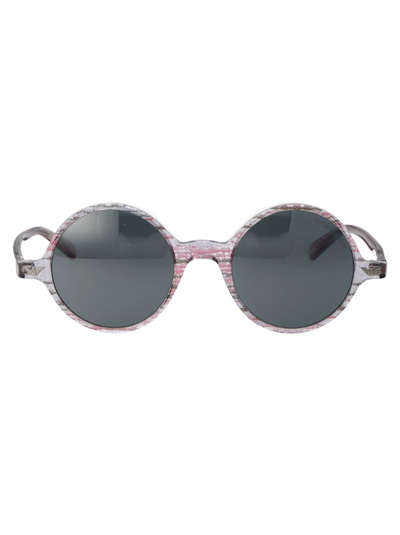 Emporio Armani 0ea 501m Sunglasses In 60196g Crystal Pink Pattern