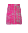 Essentiel Antwerp Enormous Contrasting-trim Straight Skirt In Pink