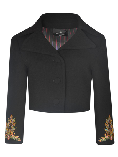 Etro Jacket In Black