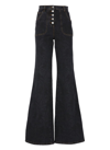 Etro Buttoned Flared Jeans In Black