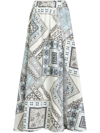 Etro Baumwollrock Mit Patchwork-motiven