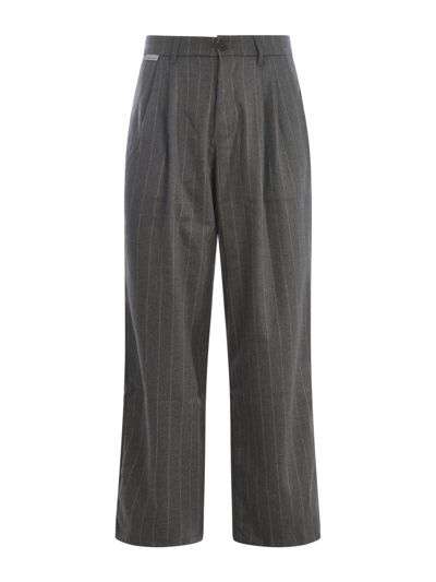 Family First Trousers In Gessato1