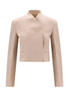 Ferragamo Asymmetrischer Blazer In Beige
