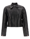 FERRAGAMO FERRAGAMO LEATHER BLOUSON