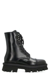 Ferragamo Orlando Leather Boot In Black