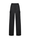 Filippa K Flannel Cargo Trousers In Black