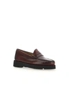 Gh Bass G.h.bass Womens Whitney Super Lug Weejuns Loafer In Wine