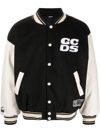 GCDS GCDS TWO-TONE BOMBER JACKET WITH PATCH