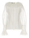 GIAMBATTISTA VALLI GIAMBATTISTA VALLI RUFFLE COLLAR SHIRT