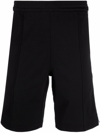 Givenchy Elasticated Waistband Knee-length Shorts In Black