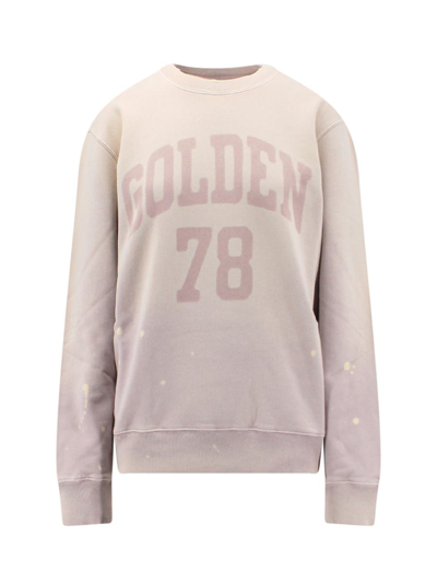 Golden Goose Journey M`s Regular Crewneck Sweatshirt/ Golden 78 In Rose
