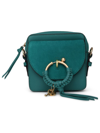 SEE BY CHLOÉ GREEN LEATHER JOAN BAG