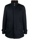 HERNO HERNO STAND-UP COLLAR WOOL JACKET