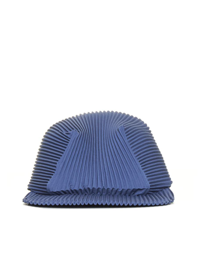 Issey Miyake Homme Plisse  Hats In Blue