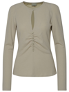 ISABEL MARANT ISABEL MARANT IVORY WOOL BLEND 'DORINE' SWEATER