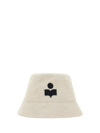 Isabel Marant Women Ivory Cotton Haley Bucket Hat In Beige