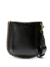 Isabel Marant Oskan Studded Leather Shoulder Bag In Black
