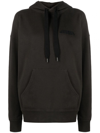 ISABEL MARANT ISABEL MARANT RELAXED-FIT LOGO-PRINT HOODIE