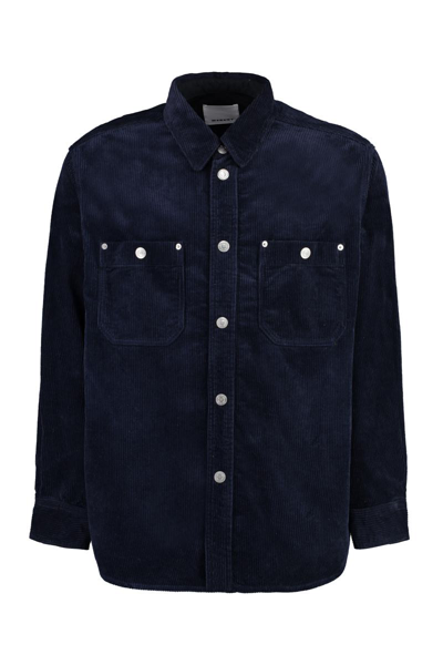 Isabel Marant Ritchie Shirt Faded Night M In Blue