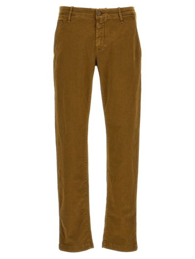 Jacob Cohen Chinos In Brown