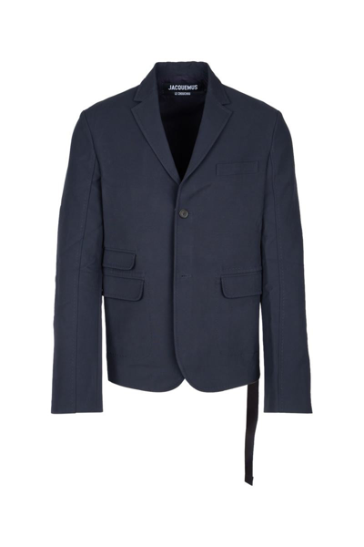 Jacquemus Jackets And Vests In Darknavy