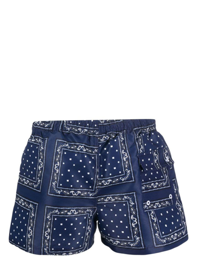 Jacquemus Navy Le Raphia 'le Caleçon' Boxers In Blue