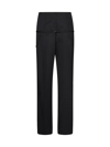 Jacquemus Le Pantalon Sauge Wool Pants In Black