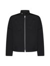 Jil Sander Zip-up Biker Jacket In Black
