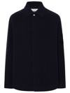 JIL SANDER JIL SANDER BLUE WOOL SHIRT