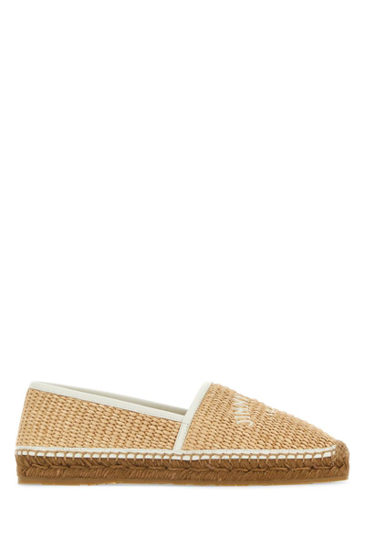 Jimmy Choo Espadrillas In Naturalecru